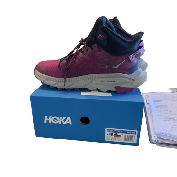 HOKA Women’s 9.5B W Trail CODE GTX 1123166/BHMST -NWT in Box - Picture 3 of 8